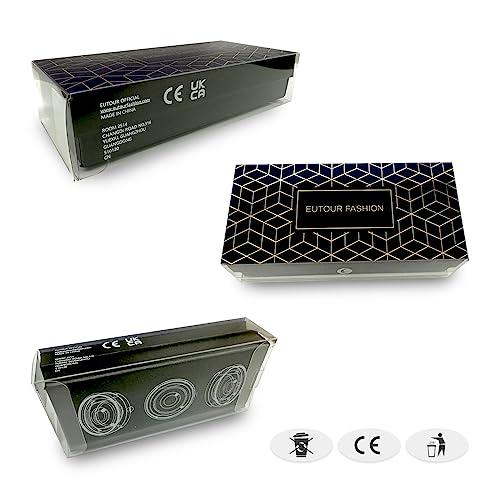 EUTOUR 防水磁気鋼球時計、ユニセックス金属多機能時計ファッションスポーツクォーツ時計 E017B お気軽にお問い合わせください