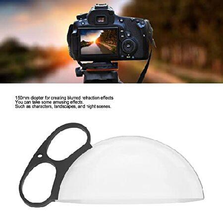 Jopwkuin Prism Lens fx， 150mm Handheld Diopter Filter， Foreground Blur Creative Photography Prism Filter for Movie Shooting， People Shooting， Advertis Prism Shooting，
