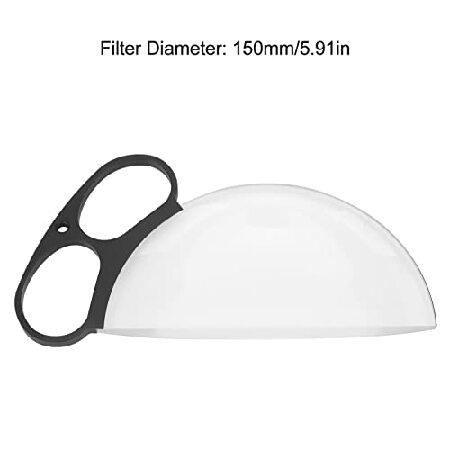 Jopwkuin Prism Lens fx， 150mm Handheld Diopter Filter， Foreground Blur Creative Photography Prism Filter for Movie Shooting， People Shooting， Advertis Prism Shooting，