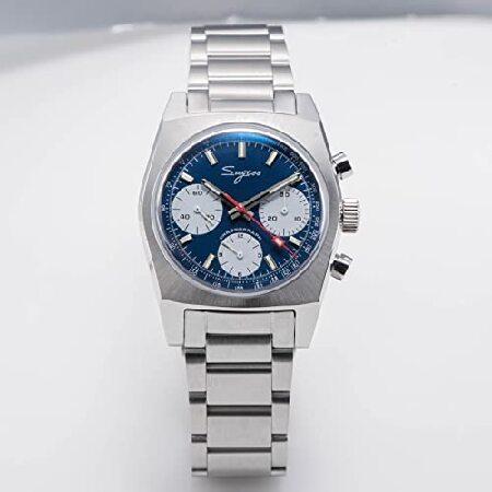 【希少品】 SEA-KORS Sugess S419BES Chrono Heritage Blue Panda Dial x 316l Steel Mechanical Mens Watch Seagull 1963 【EIM1575043378】(57477円)