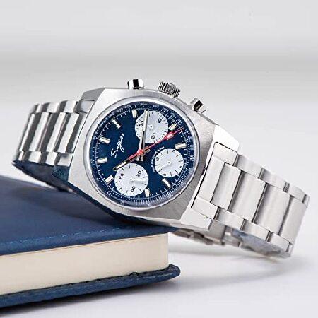 【希少品】 SEA-KORS Sugess S419BES Chrono Heritage Blue Panda Dial x 316l Steel Mechanical Mens Watch Seagull 1963 【EIM1575043378】(57477円)