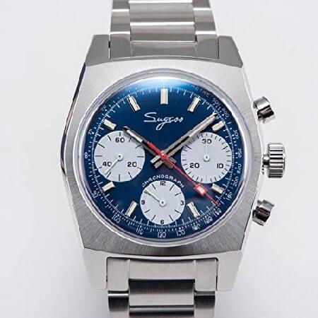 【希少品】 SEA-KORS Sugess S419BES Chrono Heritage Blue Panda Dial x 316l Steel Mechanical Mens Watch Seagull 1963 【EIM1575043378】(57477円)