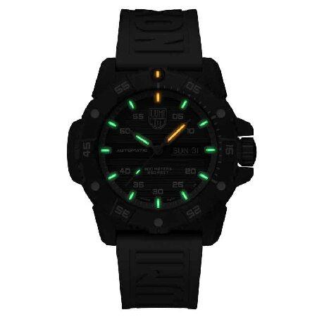 「超メルカリ市」 Luminox XS.3862 メンズ マスターカーボンシール グレーラバーストラップウォッチ， ブラック， 自動巻き腕時計。 【K2536185978】(92552円)