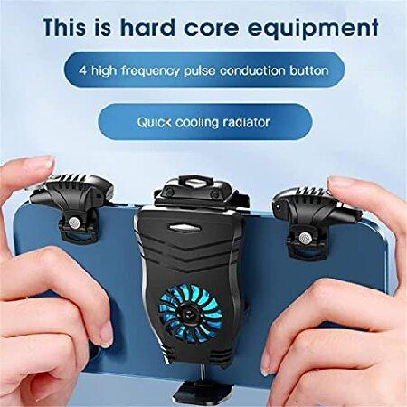 Feilx Mobile Phone Cooler, Cellphone Fan for Mobile Gaming Phone, Game Handle Radiator, Mobile Phone Cooler Mini Cooling Fans for Video Live, Mobile G