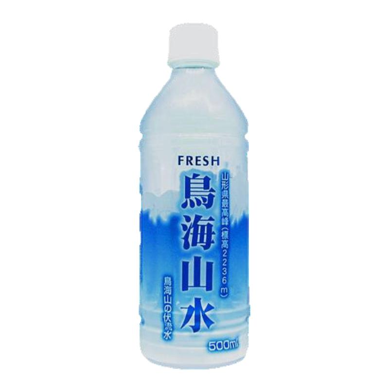 天然水 備蓄水 鳥海山水 6年保存水 500mL×24本×1ケース 山形県より直送  
