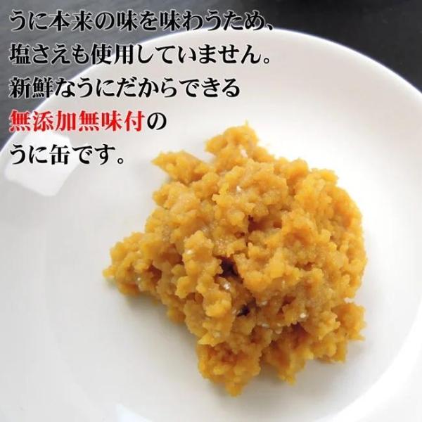 無添加 無味付 高級珍味 うに缶 90g [2缶] 宏八屋 岩手県洋野町種市