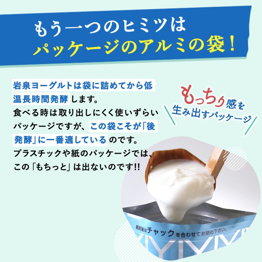 ヨーグルト 岩泉ヨーグルト プレーン 無糖 ( 1kg × 2袋 ) セット ギフト 大容量 お取り寄せ もっちり 岩手 産地直送 | 岩泉産業開発 | 08