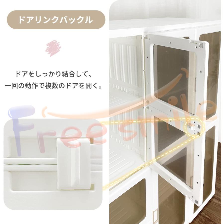 当日発送 ワードローブ 15box 折り畳み式 クローゼット 扉付き 組立簡単 衣類収納 DIY収納 洋服入れ 洋服ラック 大容量 防水 防塵 工具不要 衣類ケース 送料無料の画像
