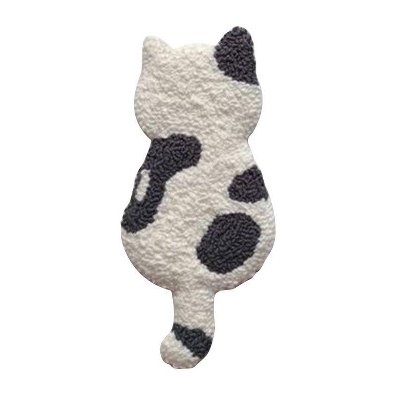 パンチニードル 材料道具キット 猫型 コースター材料キット ニードル