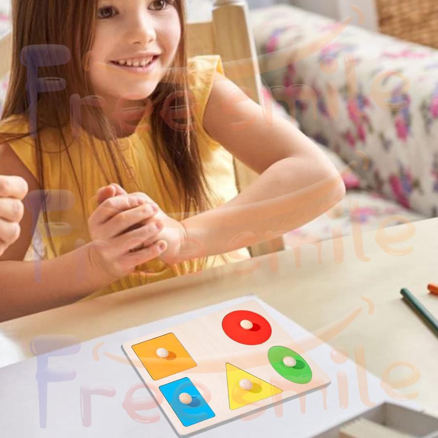 型はめパズル モンテッソーリ おもちゃ マッチング パズル ペグパズル 木製 図形 型はめ 形合わせ 英語 出産祝い ギフト 誕生日 プレゼント 男の子 女の子 知育 |  | 09