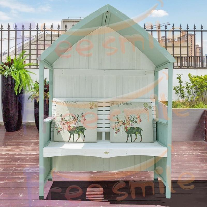 限定品 ベンチ あずまや 亭 屋根 屋外 庭 ガゼボベンチ 日よけ 雨よけ 天然杉材 ダブル カジュアル 120.5*76*170cm 組立品 【RIZ1710982878】(62441円)