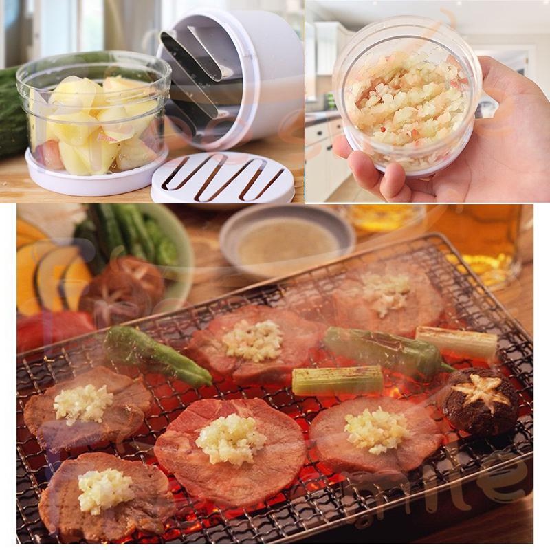 片手で押すだけ みじん切り器 チョッパー ハンディチョッパー フード