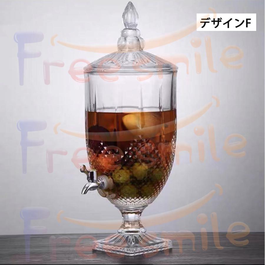 ガラスのドリンクサーバー 3リットルサーバー ウォーターサーバー 
