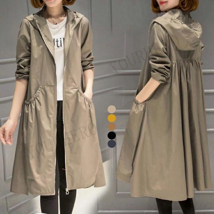ブルゾン レディース スアウター パーカー春秋薄手きれいめ ジャケット ロング ブルゾン 防風マウンテンパーカー大きいサイズ 無地ファッション送料無料 Her0036 Yourhero 通販 Yahoo ショッピング