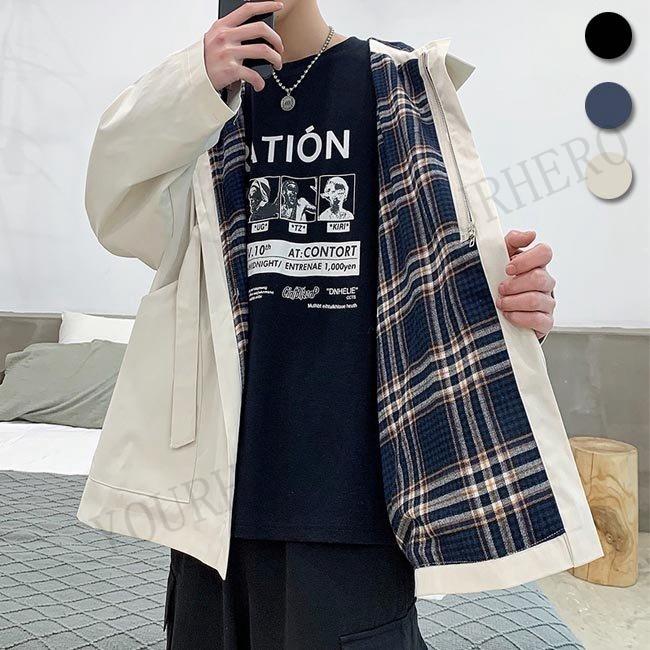 メンズ パーカー ジャケット スプリングジャケット New ゆったり コート ブルゾン ジャンパー トレンチコート スプリングコート お洒落 送料無料 Yah Yourhero 通販 Yahoo ショッピング