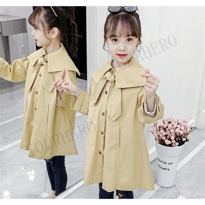 ジャケット アウター 子供 スプリングコート New キッズ 女の子 無地 ロングコート 春 秋冬 おしゃれ 通学 入学式 可愛い 韓国風 Yh Yourhero 通販 Yahoo ショッピング