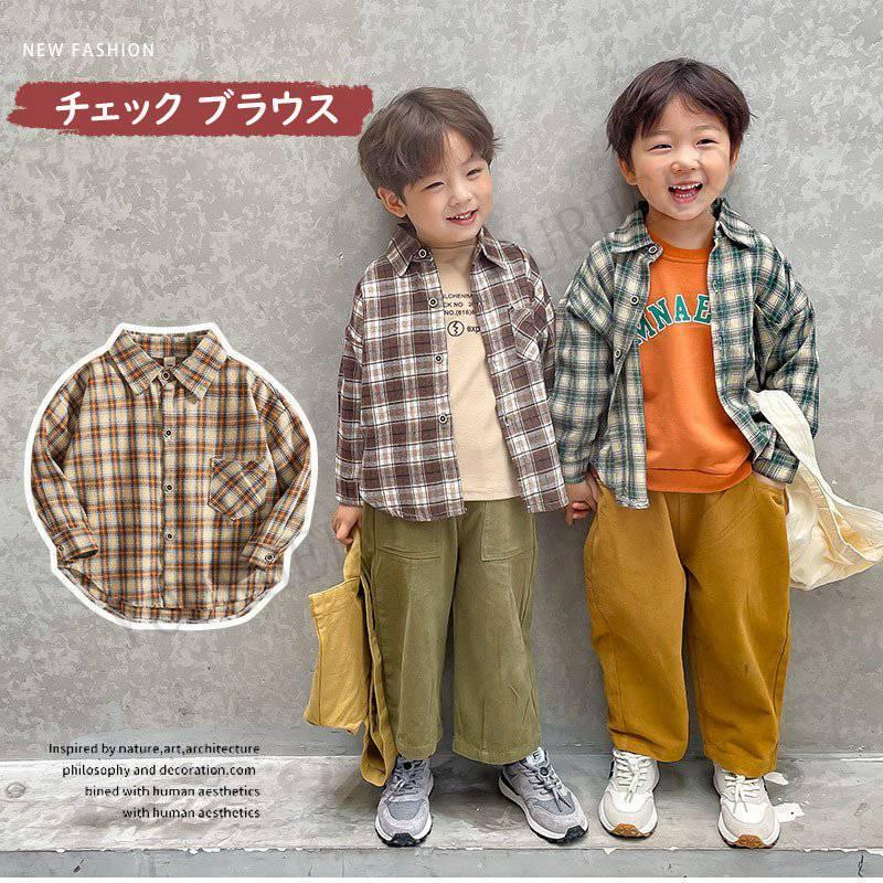 ブラウス 長袖 シャツ 男の子 New キッズ 子供服 トップス シンプル チェックシャツ 子供用 おしゃれ カジュアル 卒業式 入学式 卒園式 入園式 通学 Yh Yourhero 通販 Yahoo ショッピング