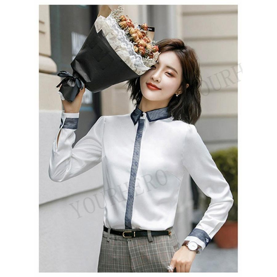ワイシャツ レディース Yシャツ ブラウス シャツ トップス 長袖 フォーマル スーツ リクルートシンプル ブラウス 形態安定シャツ 就活 Ol 事務服 制服 着痩せ Zs Yourhero 通販 Yahoo ショッピング