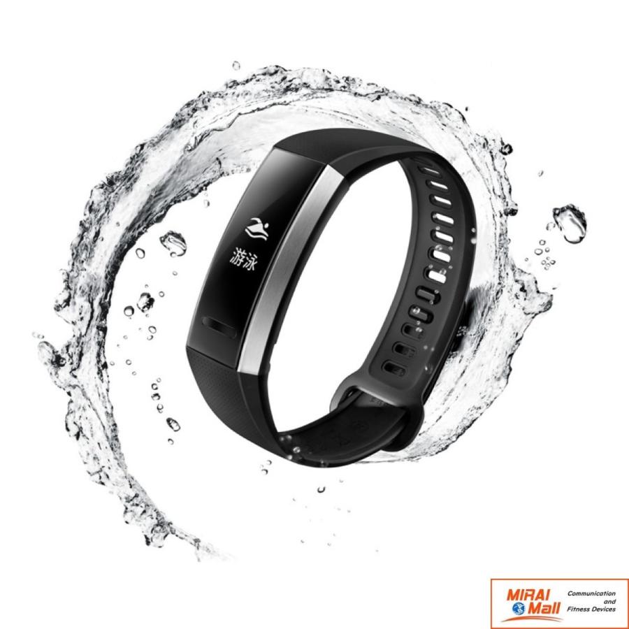 Huawei Band 2 Pro Black スマートウォッチ 50m防水 ジョギング 水泳 ヨガ 心拍計測 睡眠分析 Presidium Ph