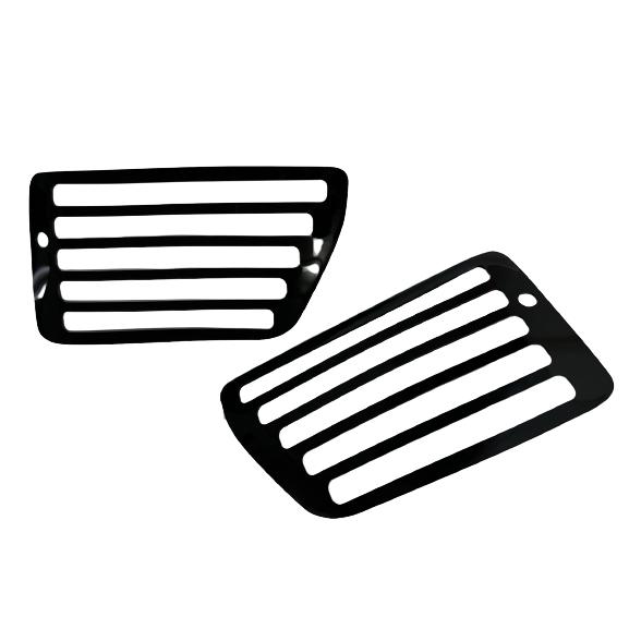 ブラックスモーク) テールレンズカバー リフレクターカット設計 左右2P