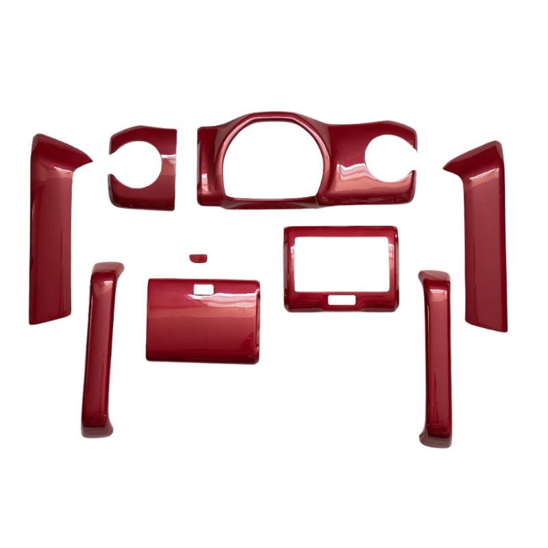 再入荷 (レッド) 3Dドレスアップインテリアパネル 9Pセット ハスラー