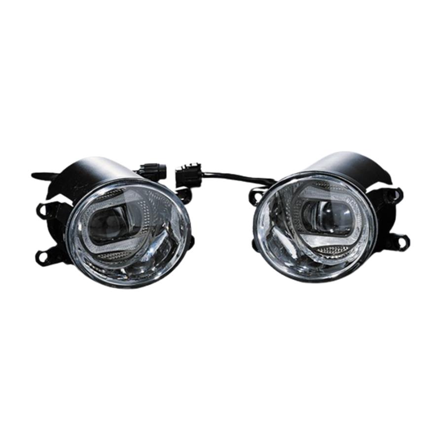 ブルー&ホワイト) ハイパーLEDフォグランプキット ヴェルファイア 30系