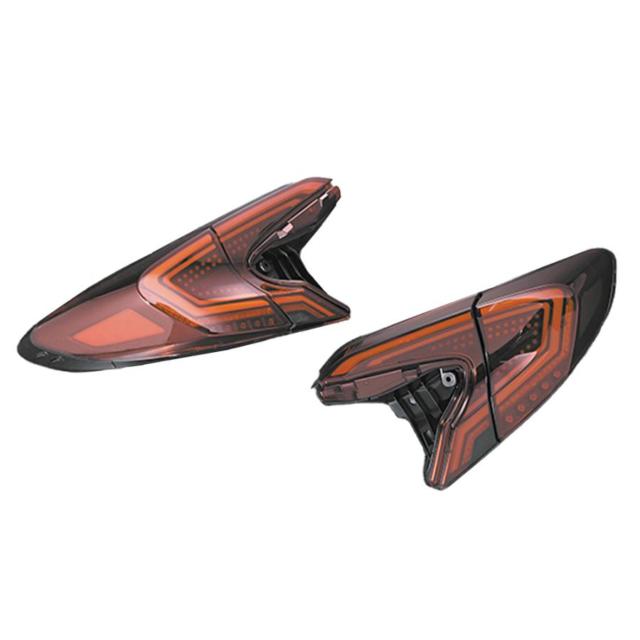 レッド) シーケンシャルタイプウインカー LED テールランプ C-HR ZYX10 