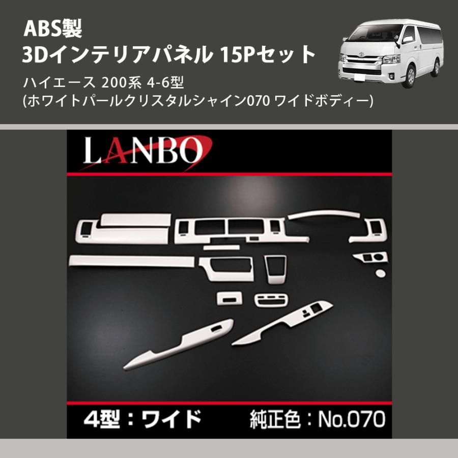 ホワイトパールクリスタルシャイン070 ワイドボディー) ABS製 3D