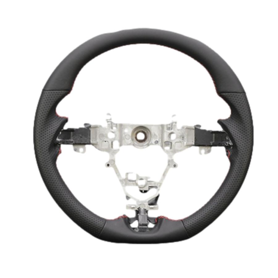 スタンダードレザー×パンチングレザー レッドステッチ) ガングリップ