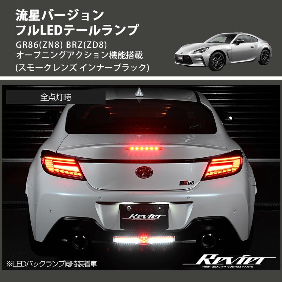 スモークレンズ インナーブラック) 流星バージョン フルLED