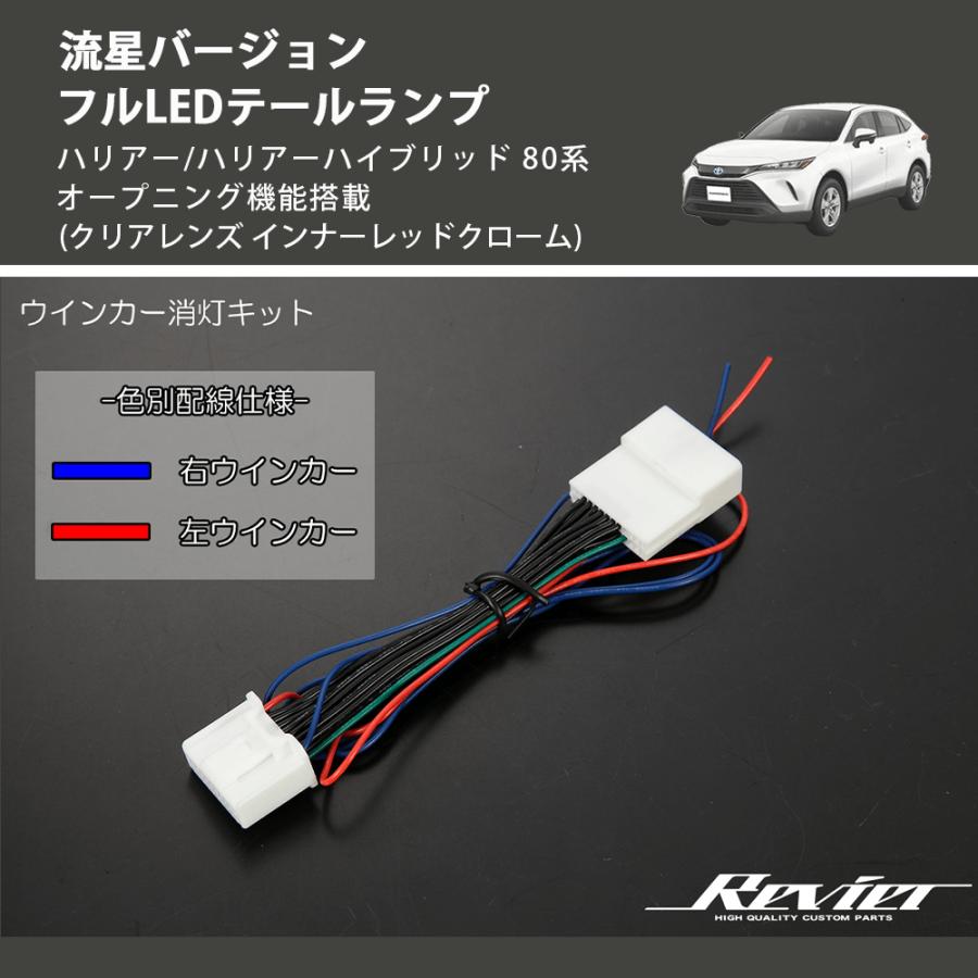 クリアレンズ インナーレッドクローム) 流星バージョン フルLED