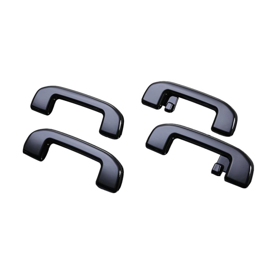 ピアノブラック) 後席フック付き 交換式 アシストグリップ 4P