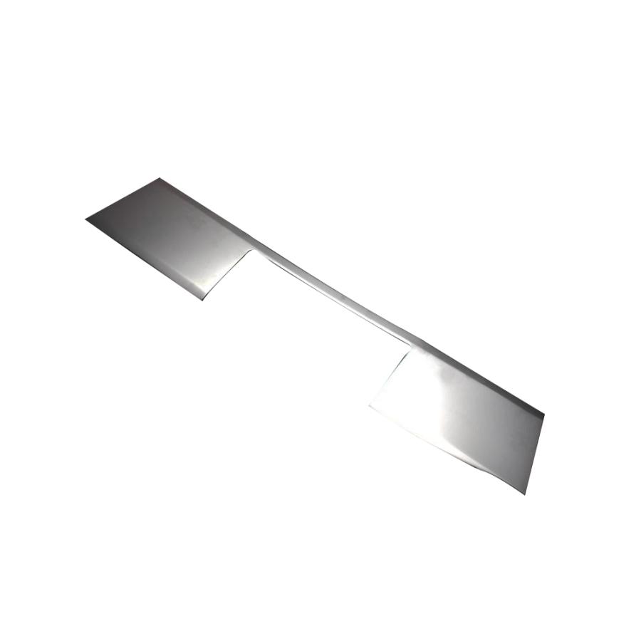 クロームメッキ) フロントナンバープレートガーニッシュ ステンレス製