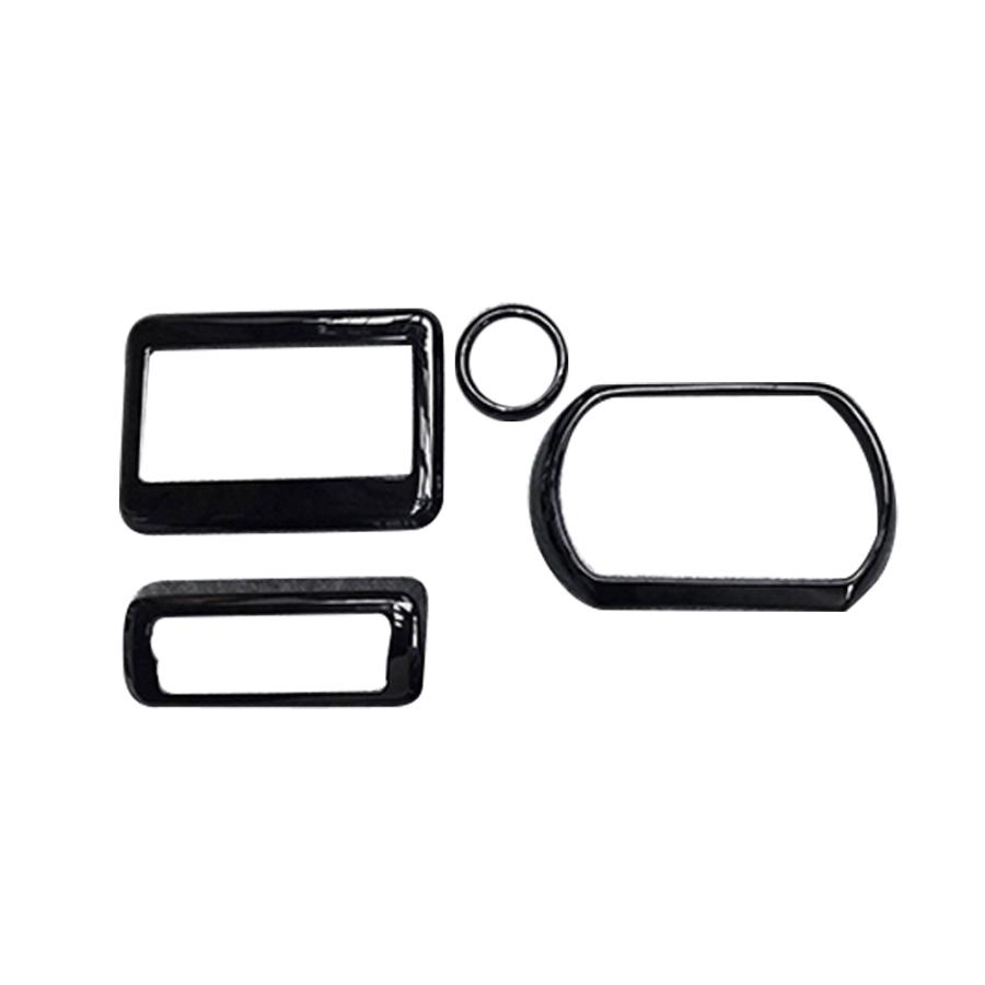 8インチナビ専用 (ピアノブラック) インテリアパネル4P スペーシア