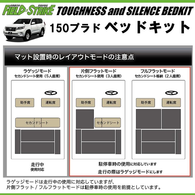 150プラド専用 日本製ラグジュアリーベッドキット(ブラック 150プラド専用 日本製ラグジュアリーベッドキット(ブラック
