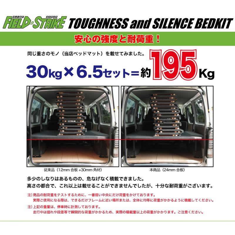 オートスライド無車用 キャラバン ベッドキット トランポ仕様