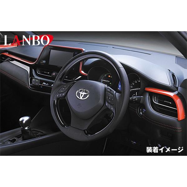 TOYOTA C-HR ガングリップステアリング (純正交換エアバック対応) 茶