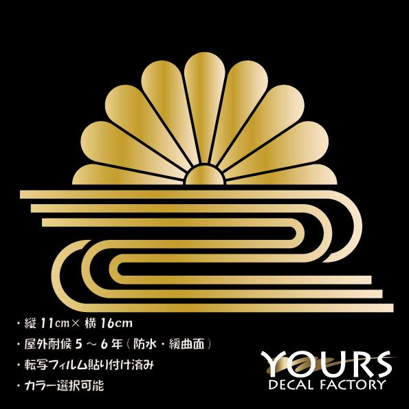 菊水　金焼物　家紋 菊水金焼物家紋