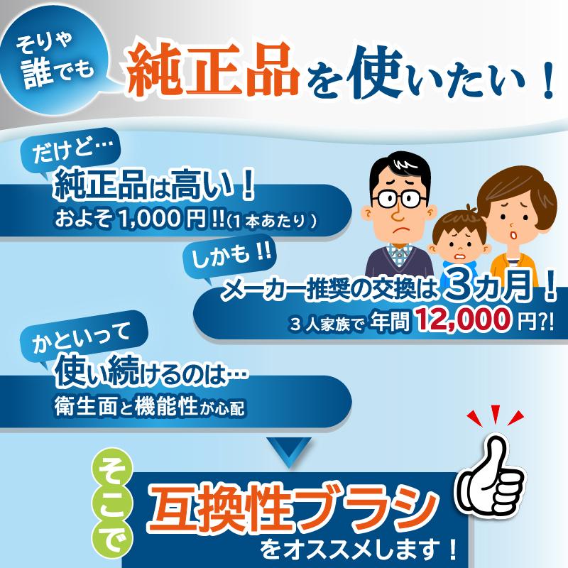 ブラウン オーラルB互換 替えブラシ 互換ブラシ 電動歯ブラシ プレミアムブラシ eb50互換 安い | オーラルB | 07
