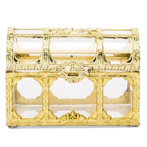 プラスチック容器 宝箱 お菓子入れ ゴールド 2個セット |  | 01