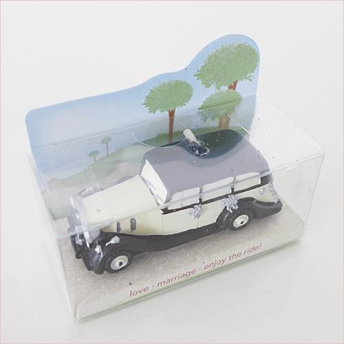 プチギフト ウエディングカー 車 ミニキャンドル 5個セット | 