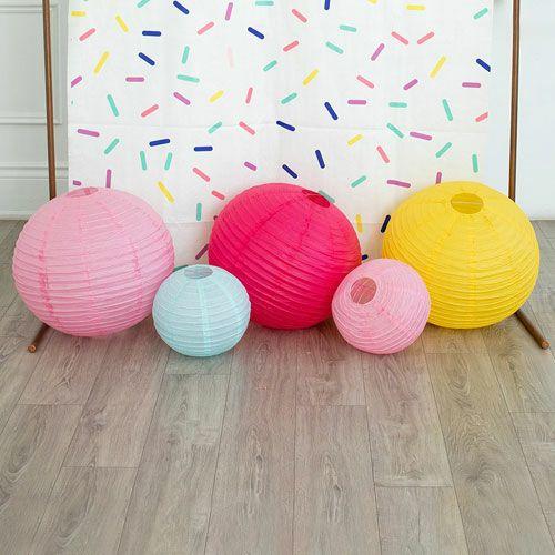 ちょうちん ペーパーランタン 30cm 3個セット 19色あり |  | 30