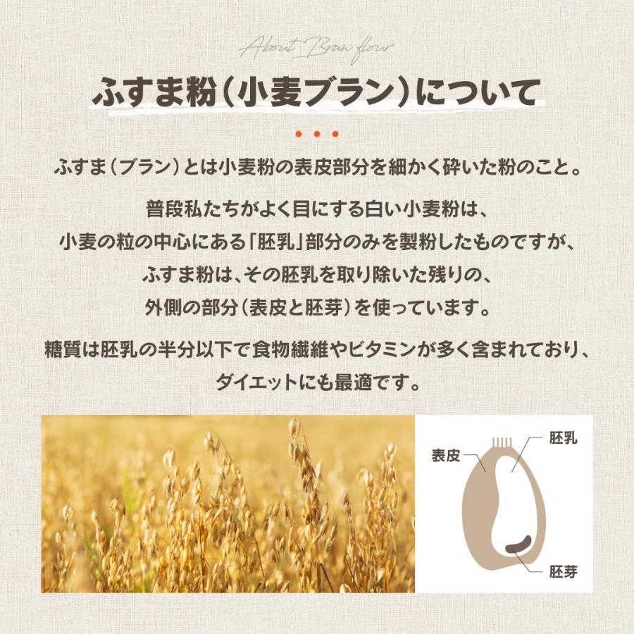 送料無料　小麦ふすま 　北海道産　粗挽き　500ｇ×2チャック付き |  | 03