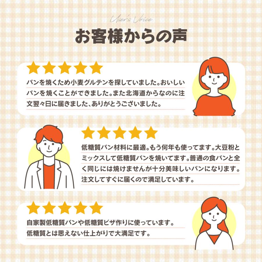 【5袋セット】小麦グルテン 1kg×5袋 (計5kg) 送料無料 GOPAN ゴパン用 米粉パン 小麦パン作り 膨らむ 弾力 パン材料 業務用 まとめ買い チャック付 |  | 02