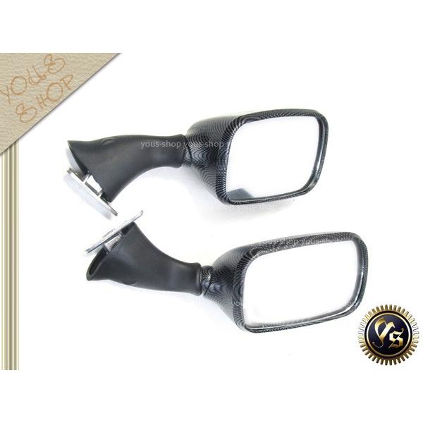 隼ミラーカーボン調　左右セット 隼ミラーカーボン調左右セット