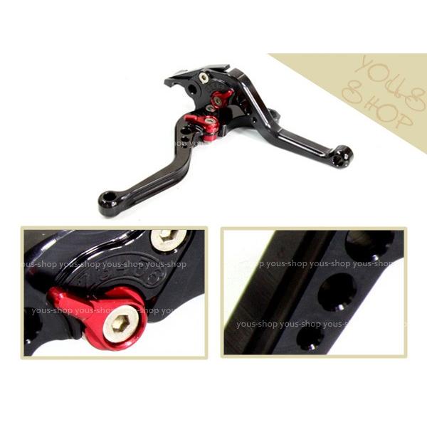 黒 CB400SF NC31 ビレットパワー レバーセット アルミ削りだし 