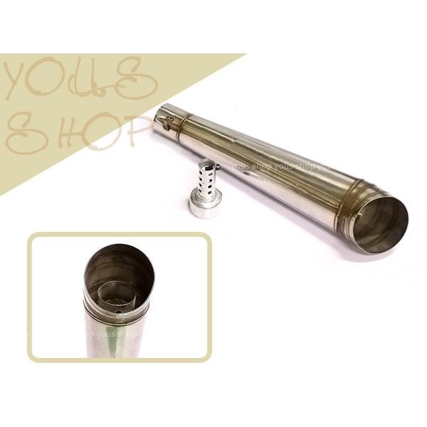 新品 GPタイプ マフラー ステンレス テーパー サイレンサー メガホン