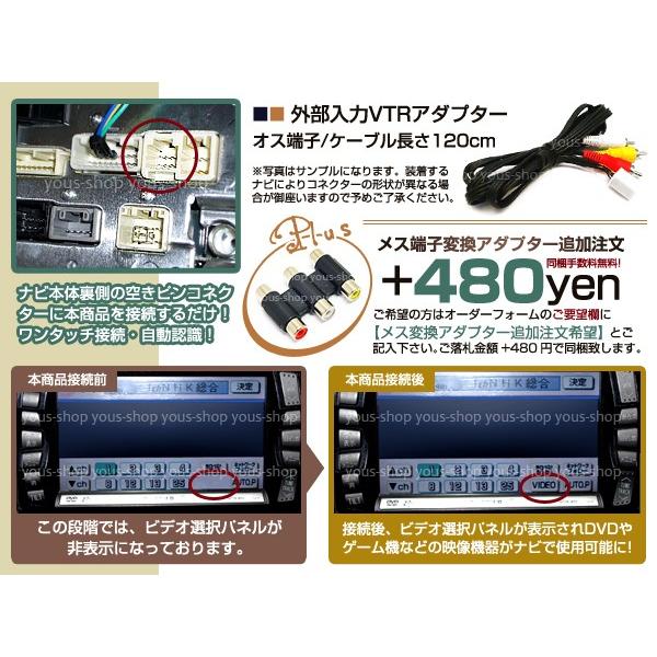 外部入力VTRアダプターレクサスLS460/460L USF40・45 トヨタ純正