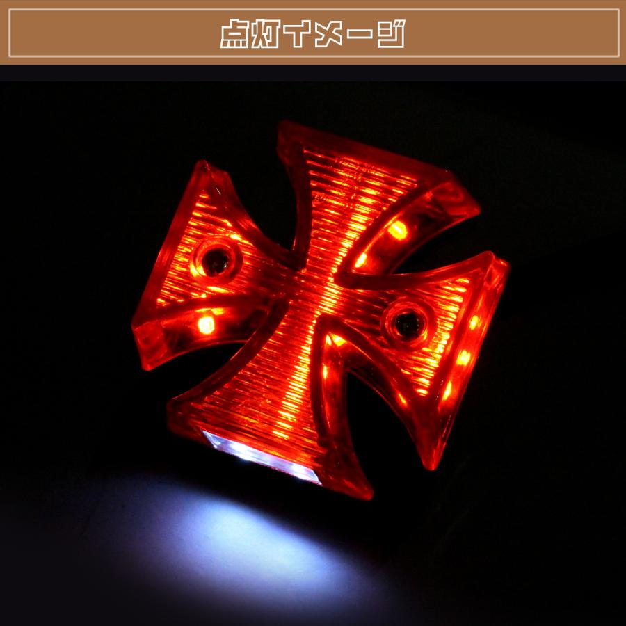 LED アイアンクロス デザイン テールランプ ビラーゴ ドラッグスターXS