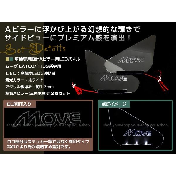 アヴァンツァーレ三角窓LEDパネル ヴェルファイア 30系 三角窓 LED ロゴ イルミネーションパネル LED